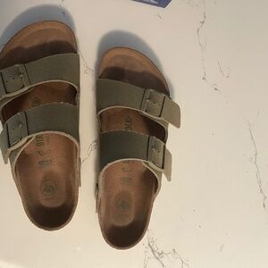 Birkenstock Arizona Faded Khaki Fabric 38/7